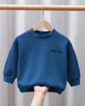  0 6 Years Autumn Toddler Baby Girls Boys Letter Sweatshirts Tops Kids 