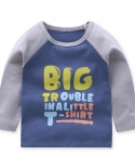  0 6y Fake Two Boys Long Sleeved T Shirt Cotton  New Trend Spring Autum