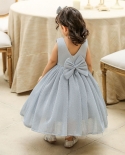 שמלת נסיכה למסיבת ילדות יום הולדת קיץ מתוקה חתונה אלגנטית ev