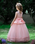  2022 Summer Baby Girl Dress For Party Birthday France Fashion Patchwor