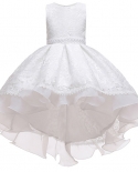 Vestido de niña vestido de princesa de encaje de flores actuación de Ballet de boda