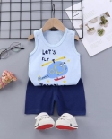 Infantil vêtements nouveau-né bébé garçon filles survêtement Cool gilet sans manches