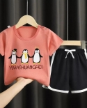 Fashion Kids Girls Tacksuit Cotton Infant Toddler Sport Clothes Suit S