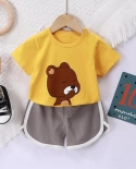 Fashion Kids Girls Tacksuit Cotton Infant Toddler Sport Clothes Suit S