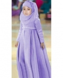 3 piezas Abaya Hijab vestido niñas musulmán bufanda arco túnicas conjuntos de oración Niq