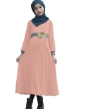  Kids Girls Abaya Muslim Long Sleeve Dress Islamic Jilbab Casual Ramada