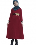 ילדים בנות אבאיה מוסלמית שמלת שרוולים ארוכים גילבאב מזדמנים רמדה