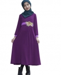 ילדים בנות אבאיה מוסלמית שמלת שרוולים ארוכים גילבאב מזדמנים רמדה