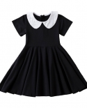  Dress For Young Girls Summer Kid Elegant Black Prom Gown Party Birthda