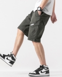 Mens  Fashion Casual Tooling Loose Shorts