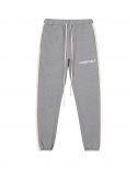 Mens Draw-cord Ankle Banded Color Contrasted Sport Sweatpants
