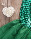 Cosplay Girls Costume Dresses The Little Mermaid Tail Princess Ariel Dress Cosplay Costume Kids For Girl Fancy Dressdres