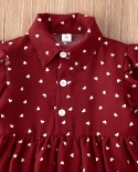 אופנה תינוקת ילדה שמלת חג המולד ילדות קטנות בגדי סלסול נדנדה נקודות צד שמלות נסיכה 1 6 שנים