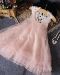 2 14 Years Kids Infant Baby Girl Dress Summer Clothes Lace Flower Tutu Princess Dresses For Little Girls Vestidosdresses