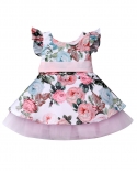 שמלת נסיכת קיץ פעוט שזה עתה נולד תינוקות בגדי בנות פרח תחרה מסיבת טוטו שמלות כלה יום הולדת בגדי 14 שנה