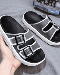 Youth Fashion Slides For Men Summer Beach Shoes Outside Soft Comfortable Men Slippers Shoes Hot Sale 39 46