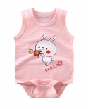 Newborn Baby Girl Bodysuit Organic Cotton Baby Onesies Peter Pan Collar Solid Basic Sleeveless Summer Clothes Newborn Cl