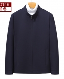 Mens Stand Collar Fashion Business Style Leisure Jacket