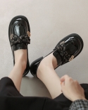 Zapatos de cuero para mujer nuevos mocasines de charol de fondo suave con punta redonda zapatos planos