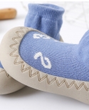 Zapatos de bebé para niños pequeños, zapatos y calcetines para bebés, nuevos zapatos de suelo interior antideslizantes de fondo 