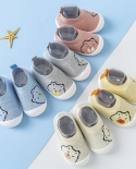 Zapatos de bebé para niños pequeños, zapatos de bebé antideslizantes para niños, zapatos y calcetines transpirables de fondo sua