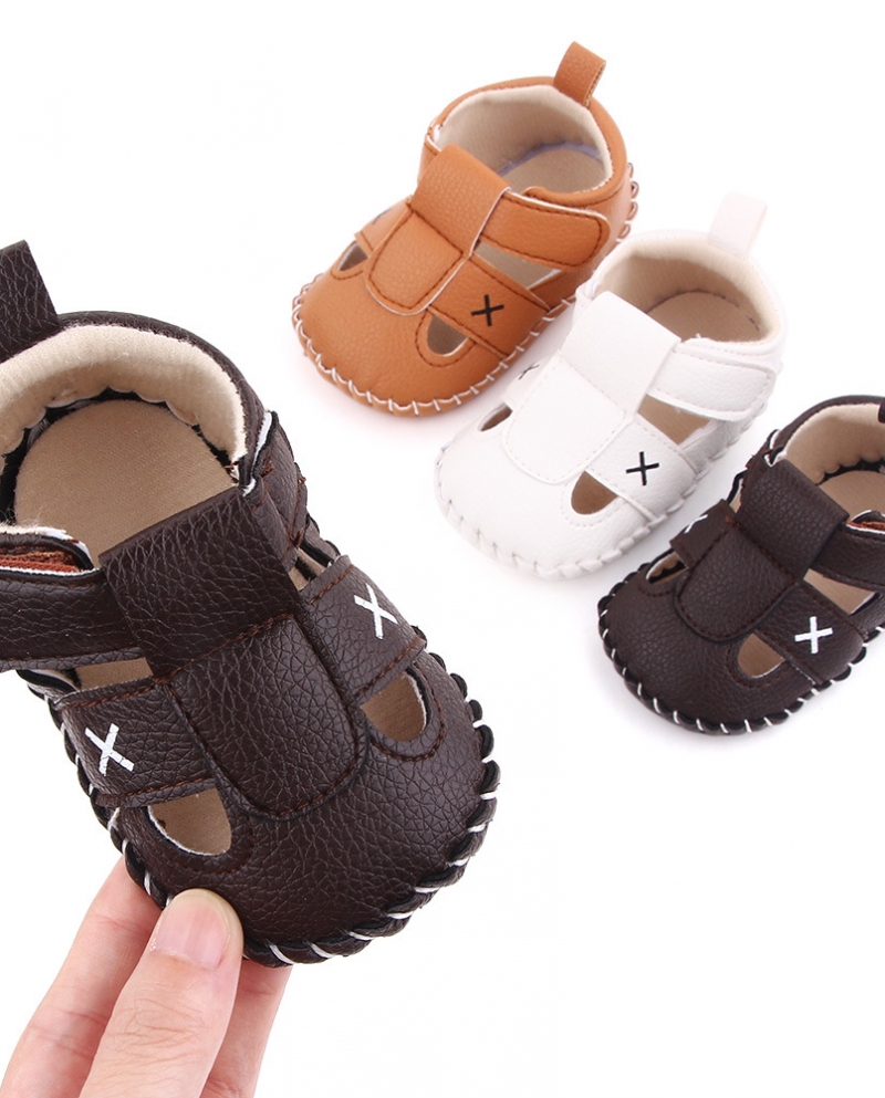 סנדלי תינוק חצי גומי סוליה רכה נעלי תינוק נעלי קיץ חלול נעלי תינוק נעלי פעוט בסיטונאי 2617