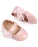 حذاء طفل رضيع من جلد البولي يوريثان ناعم أسفل حذاء أطفال قابل للتنفس يناسب جميع أحذية الأميرة