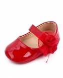 حذاء طفل رضيع من جلد البولي يوريثان ناعم أسفل حذاء أطفال قابل للتنفس يناسب جميع أحذية الأميرة