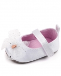 Baby Girl Baby Soft Bottom Toddler Shoes Indoor Non-slip Shoes Lace Bow Princess Shoes