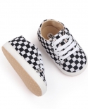 Baby Fashion Plaid Toddler Shoes Casual Baby Shoes