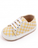 Zapatos de bebé a cuadros a la moda para niños pequeños zapatos de bebé informales