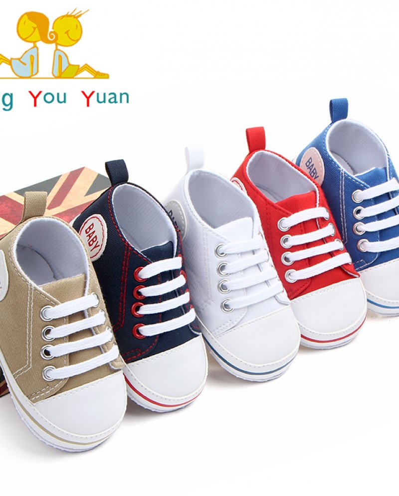 Baby Soft Bottom Shoes Baby Toddler Shoes New Canvas Shoes
