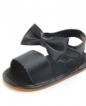 Estate nuovi sandali per bambini Scarpe per bambini Scarpe per bambini Fiocco in pelle PU Suola in gomma antiscivolo Scarpe per 