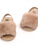Moda felpa suave elástico niño zapatos interior casual bebé sandalias