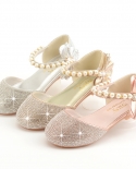 נעלי עור לילדות 2022 אביב וסתיו חדשות נעלי נסיכות קשת בסגנון ילדים נעלי בנות תחתון רך