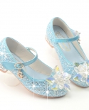أحذية الأطفال ذات الكعب العالي أحذية الأميرة أحذية الربيع والخريف للبنات أحذية كريستالية بنعل ناعم
