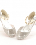 Zapatos de cuero para niñas Zapatos de princesa Nuevos zapatos de gorro suave con punta redonda