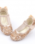 أحذية الأميرة للبنات أحذية أطفال كريستالية مفردة أحذية مسطحة ناعمة للبنات