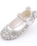 Zapatos de princesa para niñas, zapatos individuales de cristal para niños, zapatos planos suaves para niñas