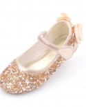 Girls Princess Shoes Childrens Crystal Single Shoes Girls Soft Flat Shoes