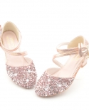 Zapatos de cristal de princesa para niños Zapatos de baile latino para niñas