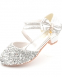 Zapatos de cristal de princesa para niños Zapatos de baile latino para niñas