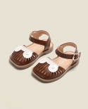 Summer Female Baby Small Leather Shoes Baotou Sandals Soft Bottom Toddler Shoes