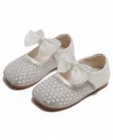 Zapatos para niños, zapatos de princesa para niños, zapatos de cuero pequeños de fondo suave para bebés