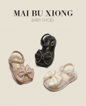 Maibu bear נעלי נסיכה לילדים נעלי תינוק נעלי תינוק סנדלי תינוק אביב וקיץ נעלי עור קטנות חדשות בנות todd