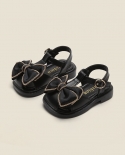 Maibu bear נעלי נסיכה לילדים נעלי תינוק נעלי תינוק סנדלי תינוק אביב וקיץ נעלי עור קטנות חדשות בנות todd