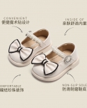 Girls Soft Bottom Small Leather Shoes Baby Children Toddler Shoes