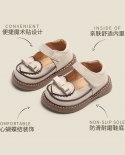 maibu bear נעלי פעוט לילדים תינוקת תינוק נעלי עור קטנות נעלי תחתון רך נעלי יחיד אביב וסתיו חדש gi