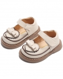 Zapatos para niños pequeños, zapatos de cuero pequeños para bebés y niñas, zapatos individuales de fondo suave