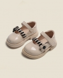 maibu bear בנות נעלי תינוקות לפעוטות נעלי נסיכה תינוקות נקבה נעלי תחתית רכה מונעת החלקה נעלי עור קטנות באביב ובסתיו